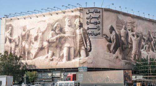 فیلم/ لحظه رونمایی از مجسمه «شاپور دوم»