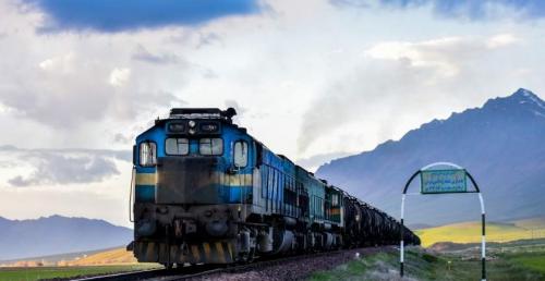  نخستین قطار باری روسی به ایران رسید+ فیلم