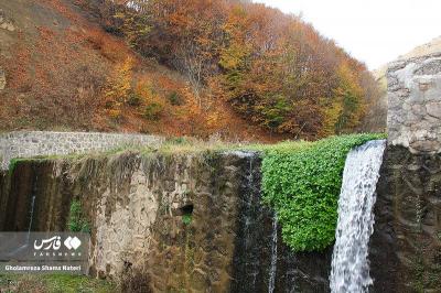 رنگ‌های پاییزی در کوهستان چالوس 