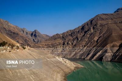 وضعیت سد امیرکبیر - ۱۹ آبان 