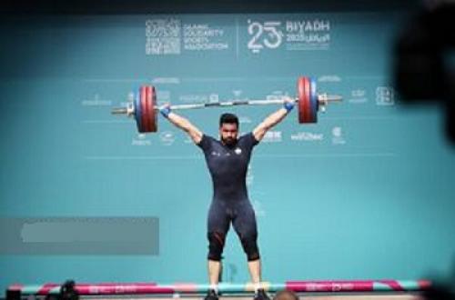  دو نقره و یک برنز حاصل کار علیرضا معینی در وزنه‌برداری مردان