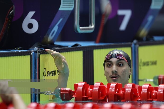  هومر عباسی در ماده ۵۰ متر کرال پشت نایب قهرمان شد