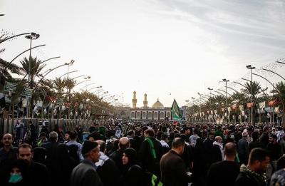 عکس/ حال و هوای بین الحرمین قبل از اربعین حسینی 