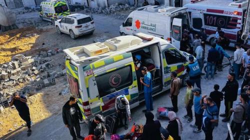 انتقال ۱۷ شهید به بیمارستان‌های غزه