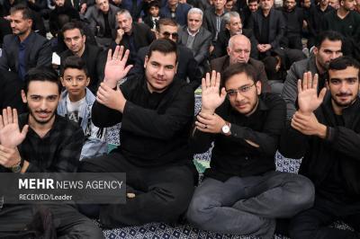 اولین شب مراسم عزاداری ایام شهادت حضرت فاطمةالزهرا (س) بیت رهبری