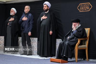 اولین شب مراسم عزاداری ایام شهادت حضرت فاطمةالزهرا (س) بیت رهبری