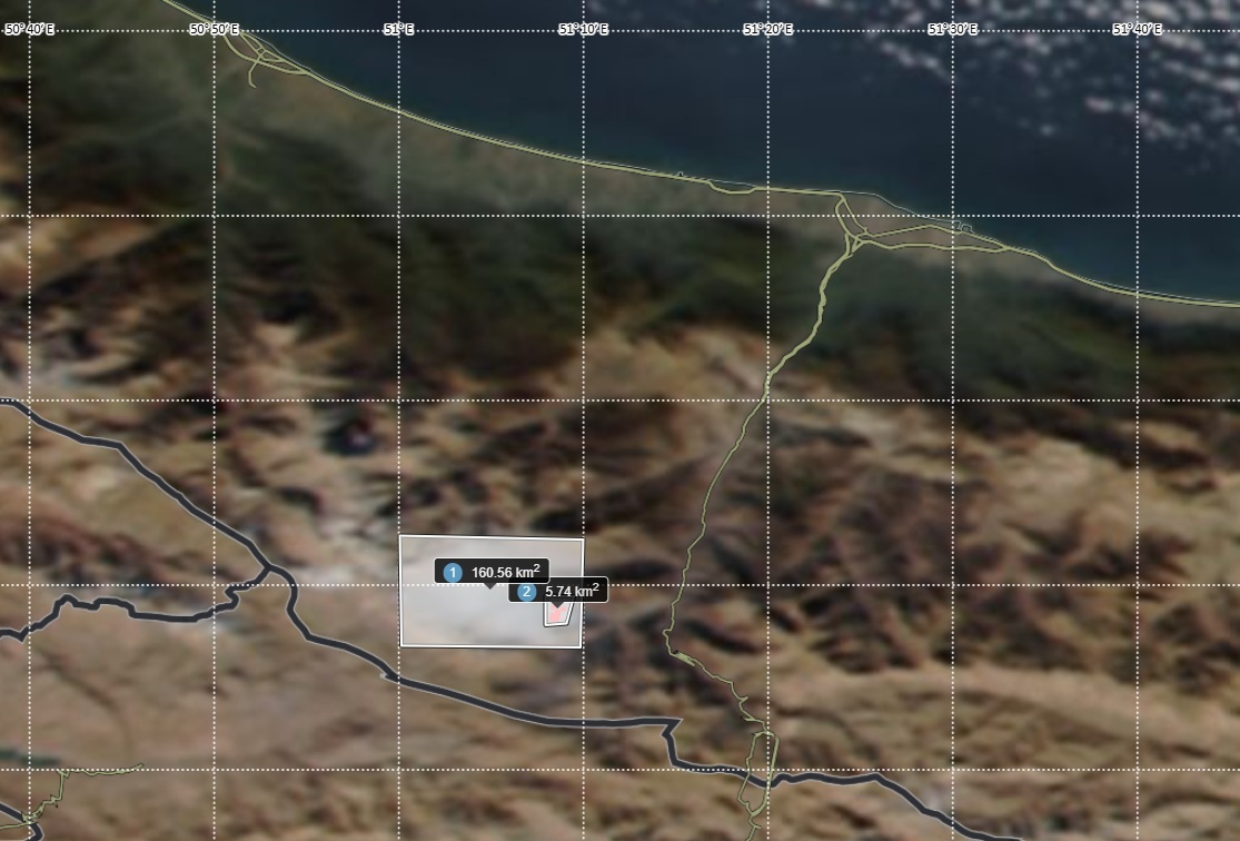تصاویر ماهواره‌ای از جنگل های سوخته الیت چالوس /عکس