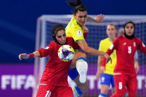 شکست فوتسال بانوان مقابل برزیل