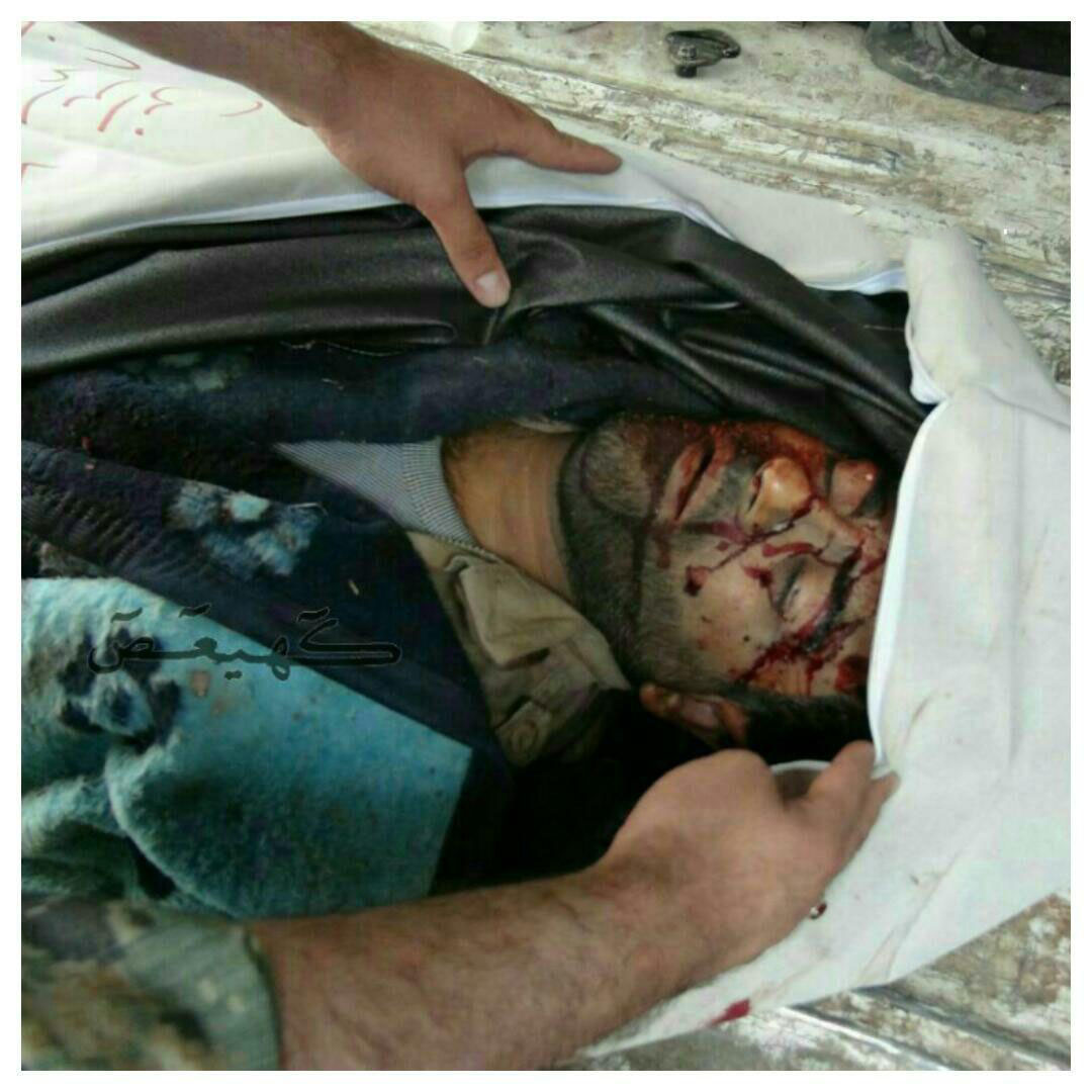 اولین تصویر از پیکر پاک شهید محسن خزایی