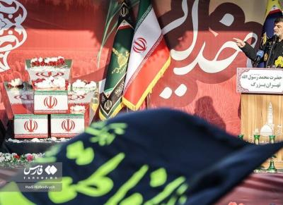 مراسم تشییع پیکر ۱۰۰ شهید گمنام در تهران /عکس