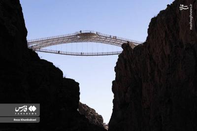 پل معلق ورگه سران  شاهکارمهندسان ایرانی