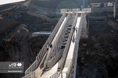 پل معلق ورگه سران  شاهکارمهندسان ایرانی