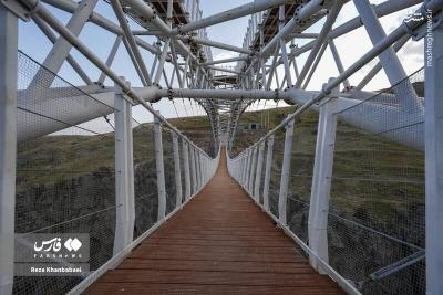 پل معلق ورگه سران  شاهکارمهندسان ایرانی