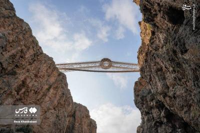 پل معلق ورگه سران  شاهکارمهندسان ایرانی