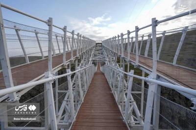 پل معلق ورگه سران  شاهکارمهندسان ایرانی