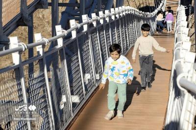 پل معلق ورگه سران  شاهکارمهندسان ایرانی