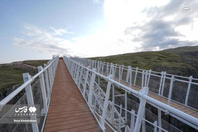 پل معلق ورگه سران  شاهکارمهندسان ایرانی