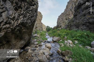 پل معلق ورگه سران  شاهکارمهندسان ایرانی