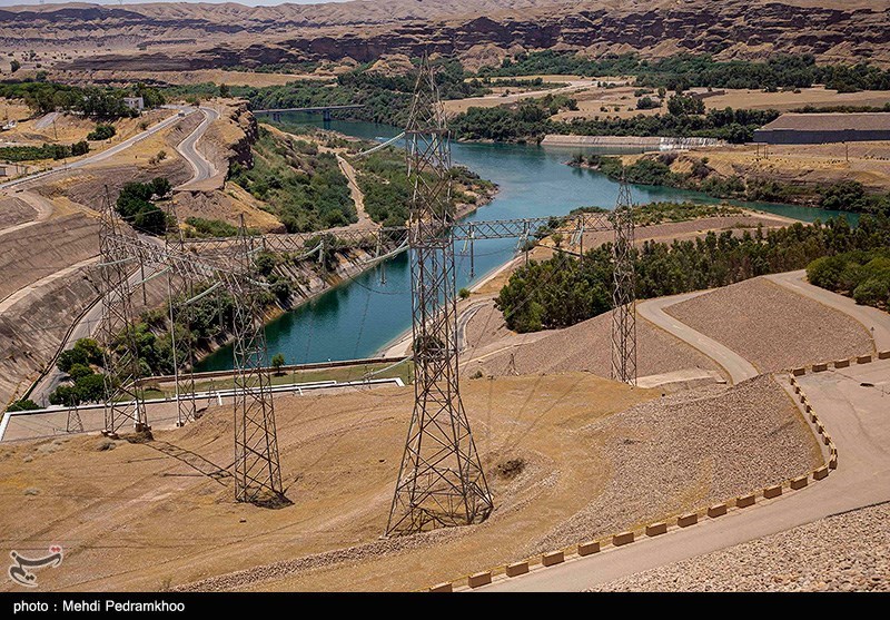 نیروگاه سد کرخه به دلیل کاهش آب از مدار تولید برق خارج شد