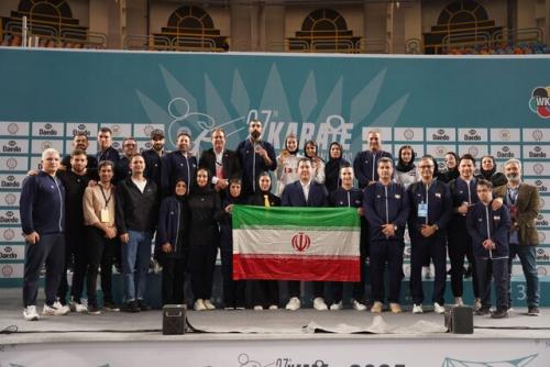 صالح اباذری به مدال نقره جهان رسید/ نایب‌قهرمانی کاراته ایران با ۳ مدال