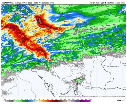 بارش‌های سنگین از فردا آغاز می‌شود؛ هشدار موج سرمای شدید از چهارشنبه