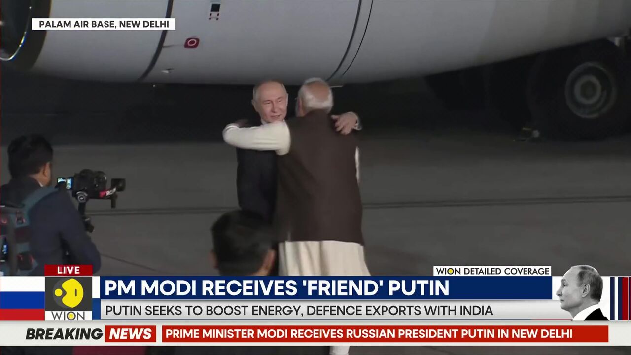 پوتین مورد استقبال نخست وزیر هند قرار گرفت