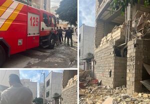 انفجار ساختمان ۲ طبقه در بوشهر