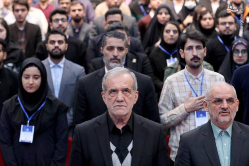 مراسم روز دانشجو باحضوررئیس جمهور