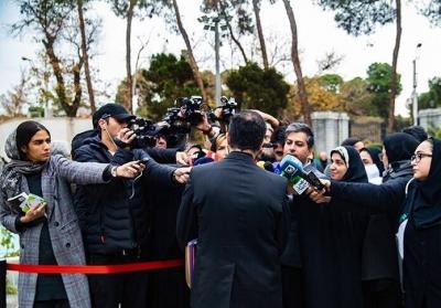  اعضای هیأت دولت در جمع خبرنگاران /عکس