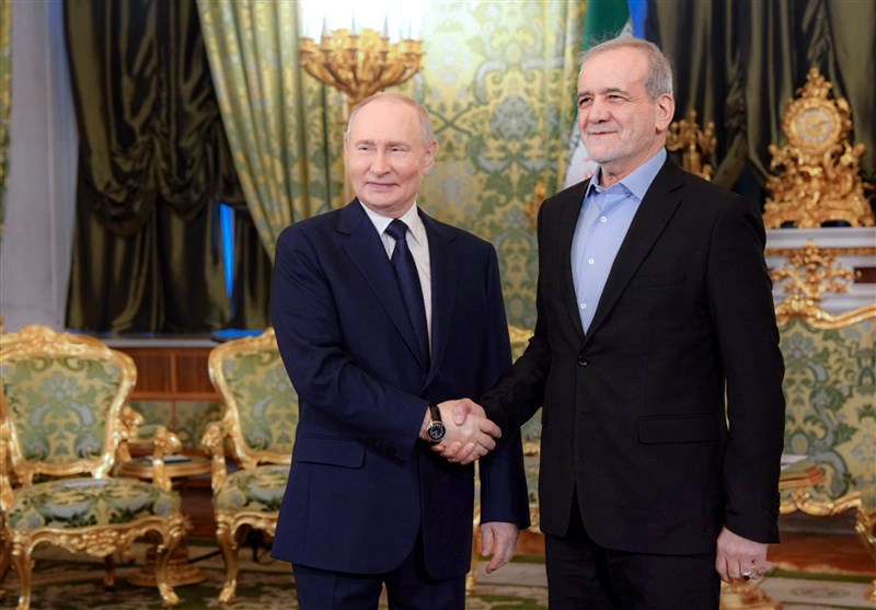 دیدار پزشکیان و پوتین در ترکمنستان