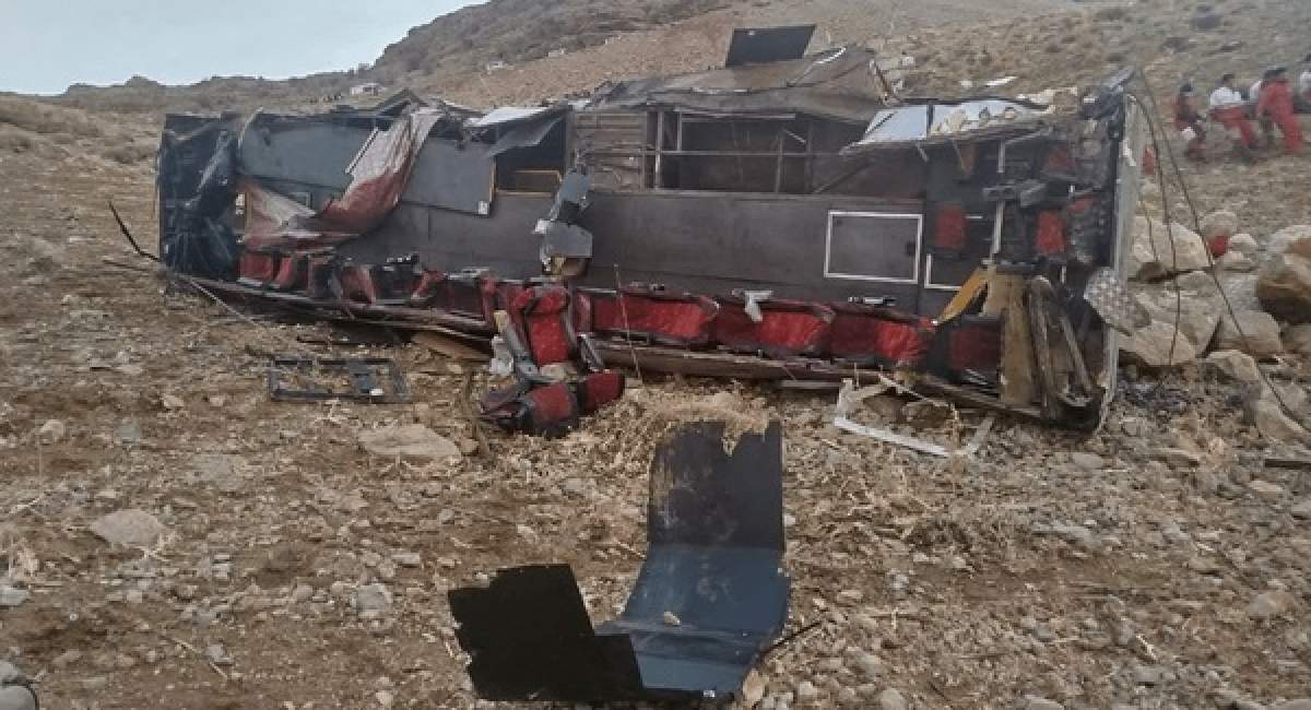 سقوط مرگبار اتوبوس در سمیرم