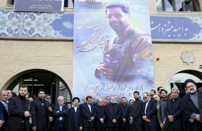 عکس/ تشییع خبرنگار شهید محسن خزایی در تهران 