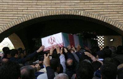 عکس/ تشییع خبرنگار شهید محسن خزایی در تهران 