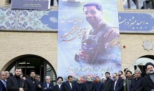 عکس/ تشییع خبرنگار شهید محسن خزایی در تهران 