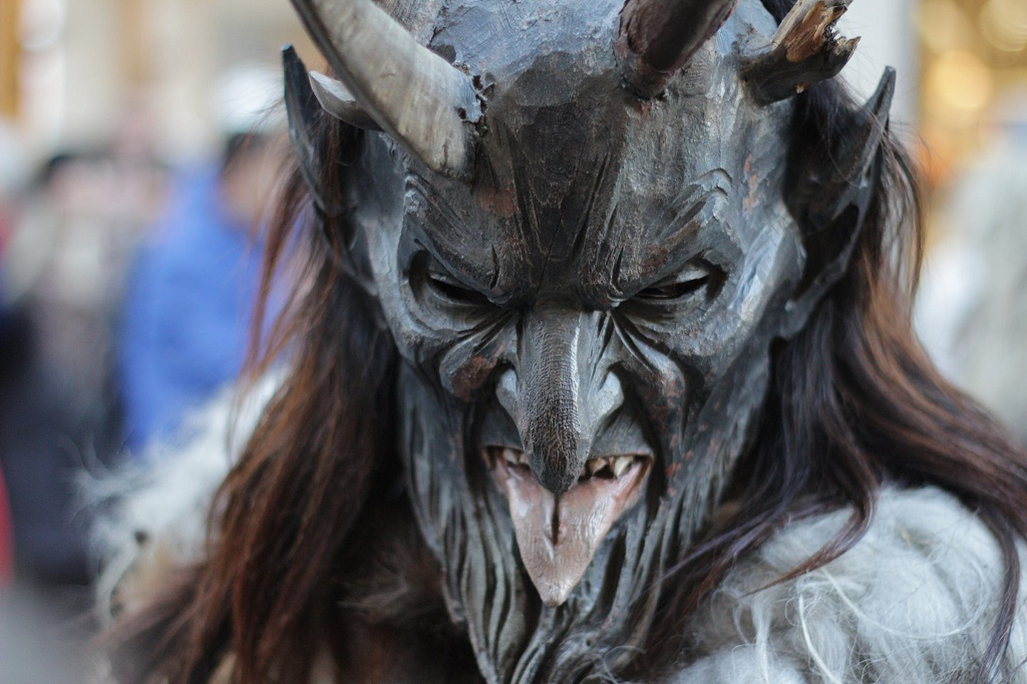 شیاطین شاخدار در خیابان های مونیخ /عکس