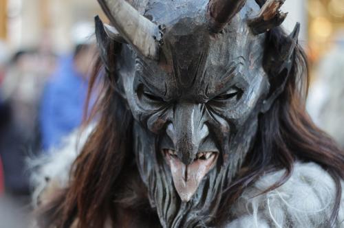 شیاطین شاخدار در خیابان های مونیخ /عکس