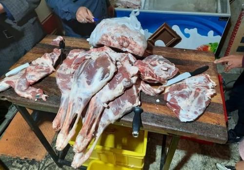 کشف ۳ تن گوشت الاغ در تهران /فیلم