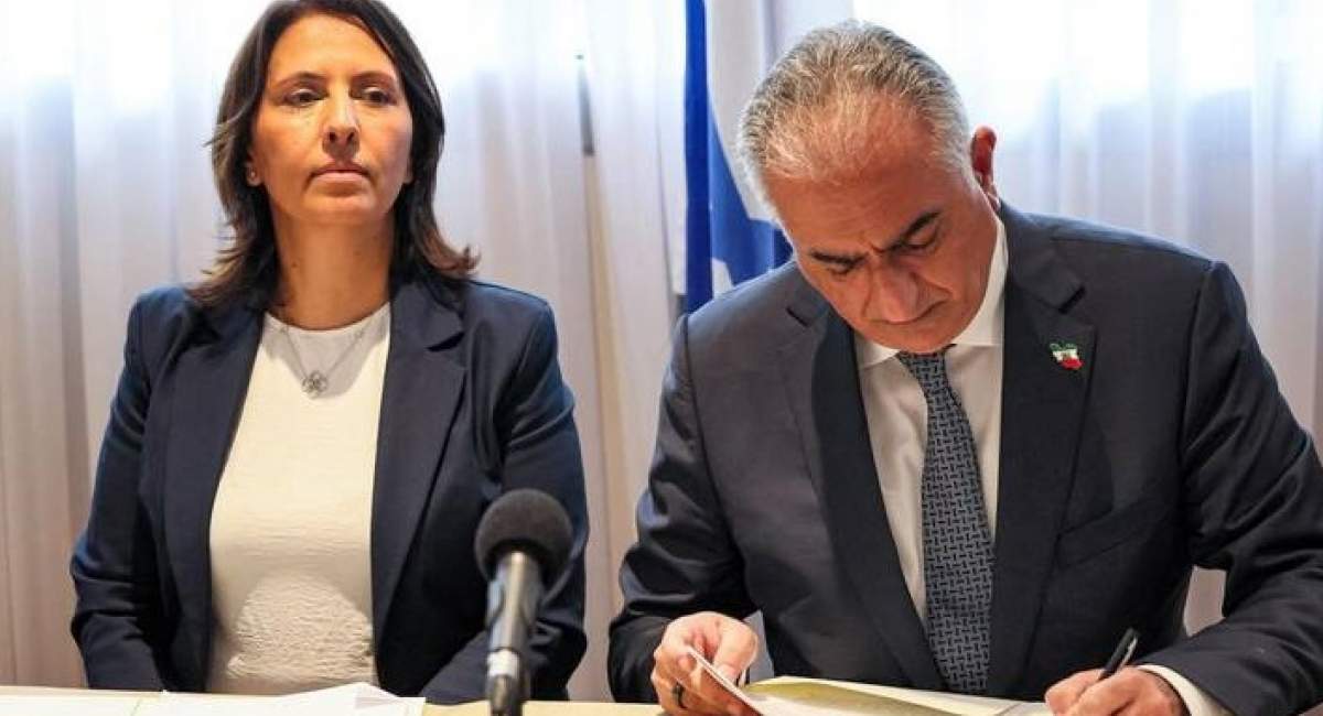 حمایت بی‌پرده وزیر اسرائیلی از پهلوی +عکس