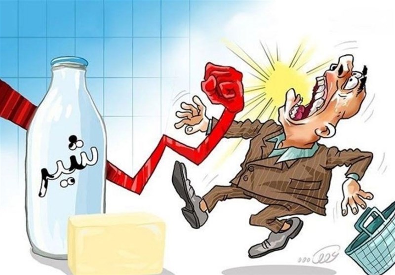 کاهش 10 درصدی مصرف لبنیات