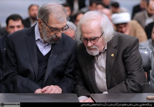 شعرخوانی گرمارودی در حضور رهبرانقلاب /فیلم