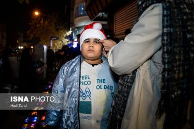 حال و هوای شب کریسمس - تهران