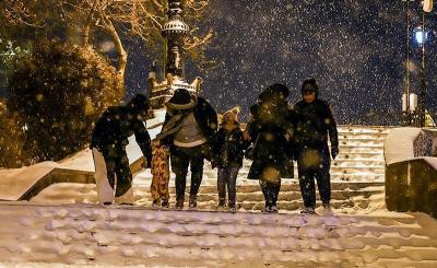 برف دلچسب درتبریز