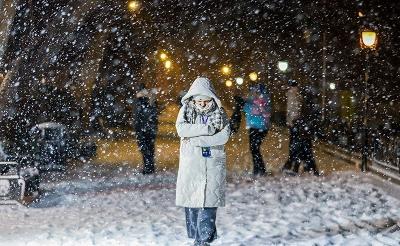 برف دلچسب درتبریز