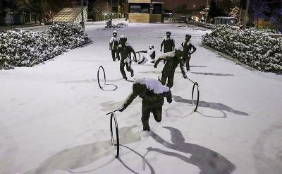 برف دلچسب درتبریز