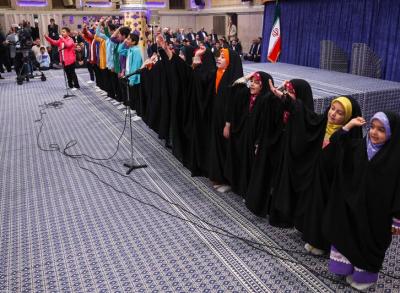 دیداررهبرباخانواده شهدای جنگ 12 روزه