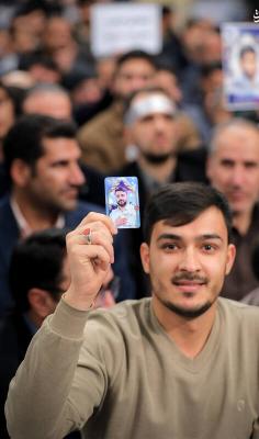 دیداررهبرباخانواده شهدای جنگ 12 روزه