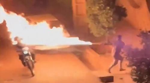 هشدار مردم به بی‌بی‌سی: آتش زدن پلیس اعتراض نیست!+عکس و فیلم