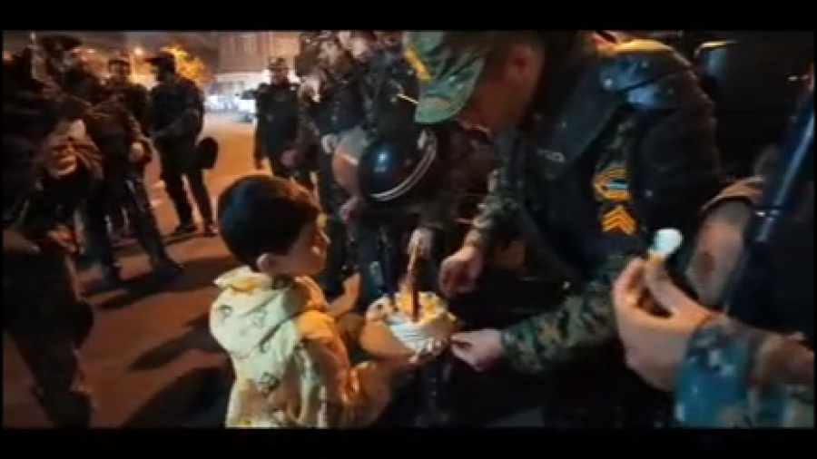 غافلگیری مامورپلیس درکف خیابان