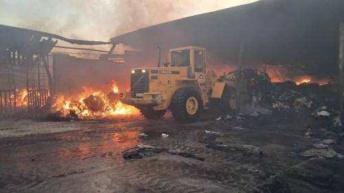  آتش‌سوزی در مجتمع تولید لبنیات کاله