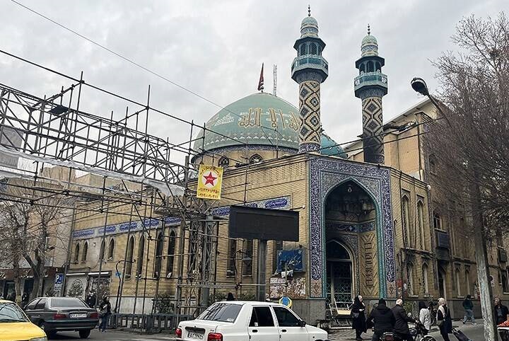  آتش زدن مسجد ابوذر تهران توسط اغتشاشگران / عکس